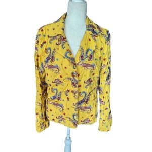 Paisley Yellow Women's Jacket